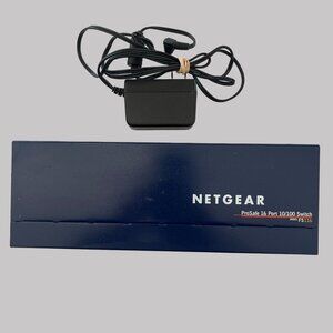 Netgear Ethernet Switch FS116 Prosafe 16 Port 10/100 Unmanaged Power‎ Supply